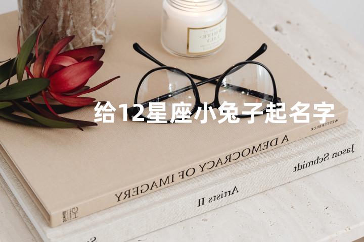 给12星座小兔子起名字用英语怎么说