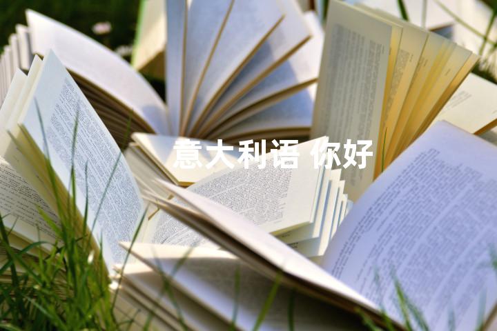 意大利语 你好