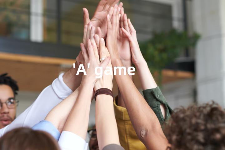 'A' game单词图解，单词释义场景配图
