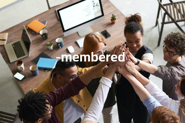 -membered单词图解，单词释义场景配图