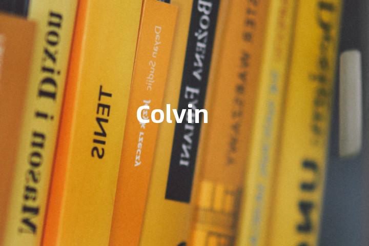 Colvin单词图解，单词释义场景配图