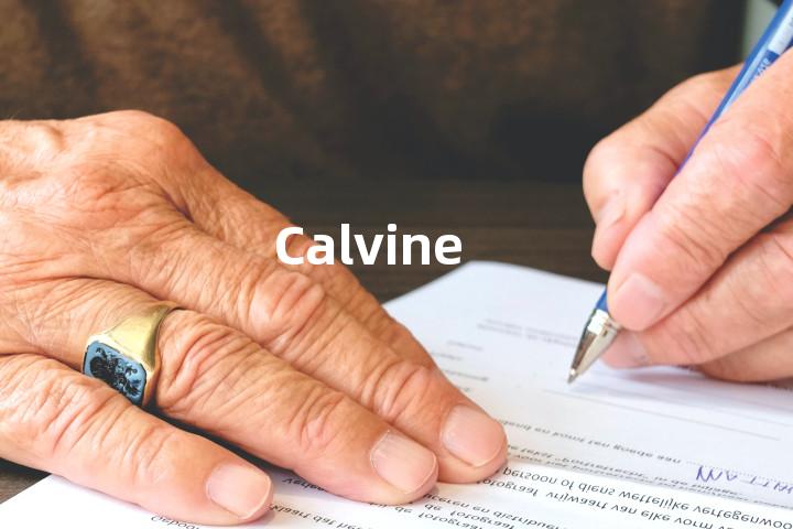 Calvine单词图解，单词释义场景配图