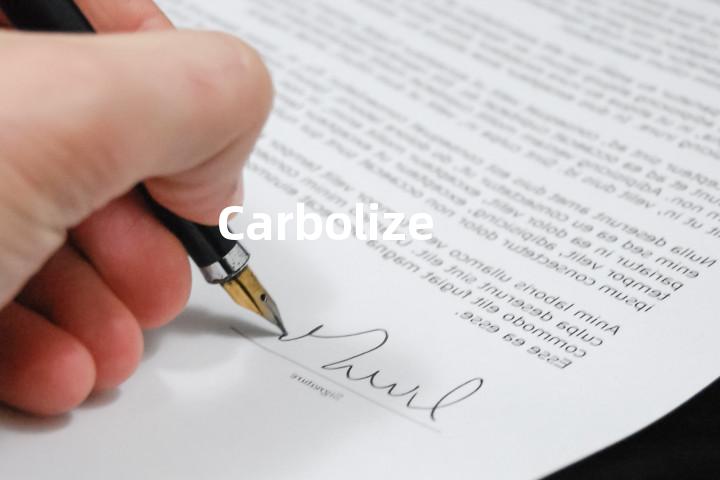 Carbolize