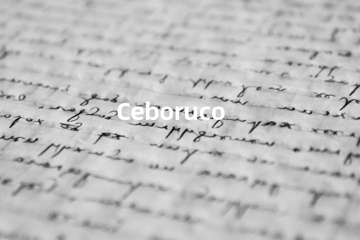 Ceboruco单词图解，单词释义场景配图