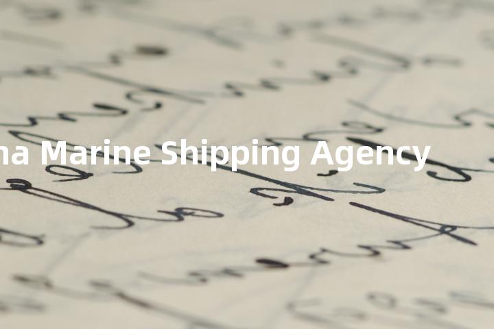 China Marine Shipping Agency单词图解，单词释义场景配图