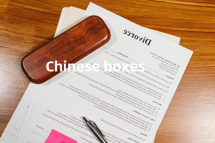 Chinese boxes单词图解，单词释义场景配图