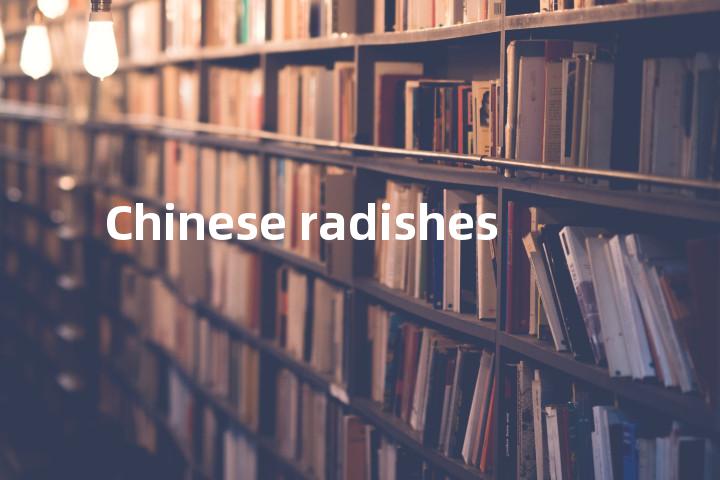 Chinese radishes单词图解，单词释义场景配图