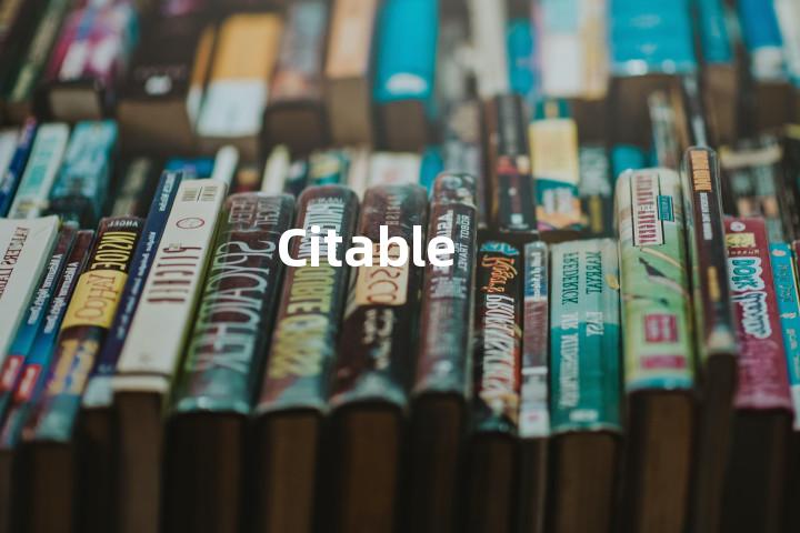 Citable