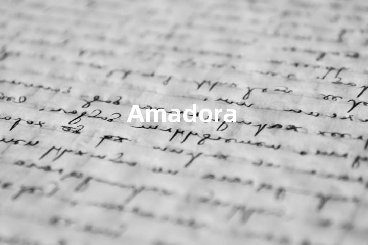 Amadora单词图解，单词释义场景配图