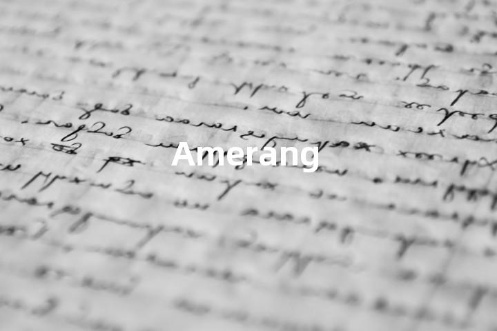 Amerang单词图解，单词释义场景配图