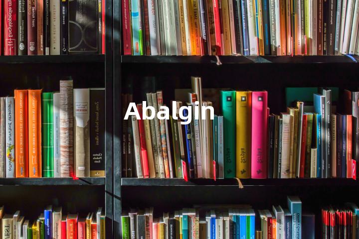 Abalgin单词图解，单词释义场景配图