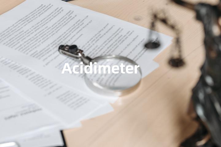 Acidimeter