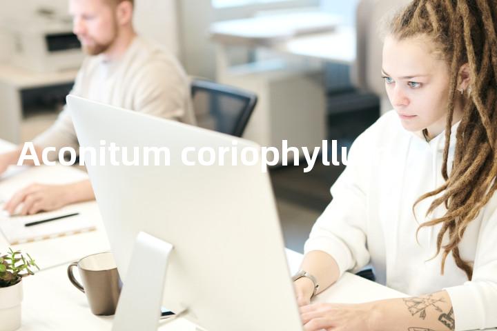 Aconitum coriophyllum单词图解，单词释义场景配图