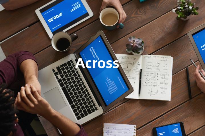 Across