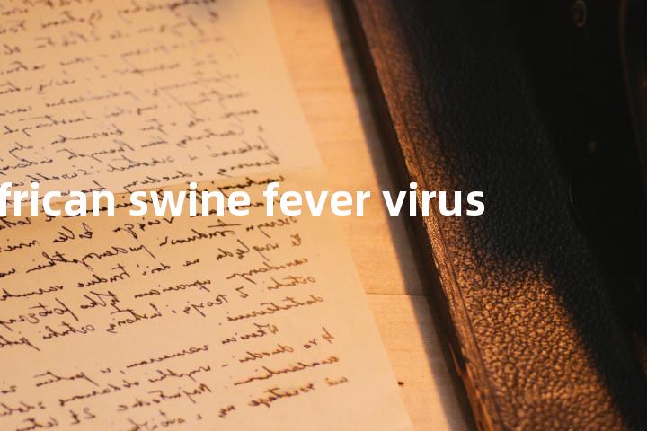African swine fever virus单词图解，单词释义场景配图