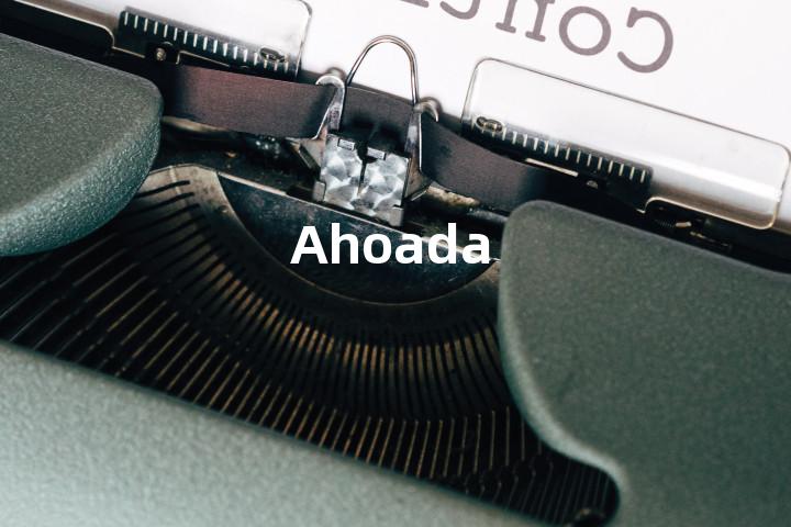 Ahoada单词图解，单词释义场景配图