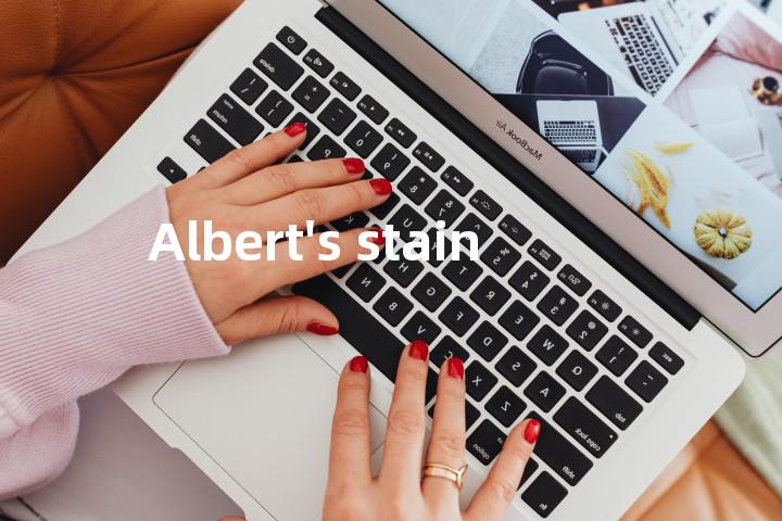 Albert's stain单词图解，单词释义场景配图