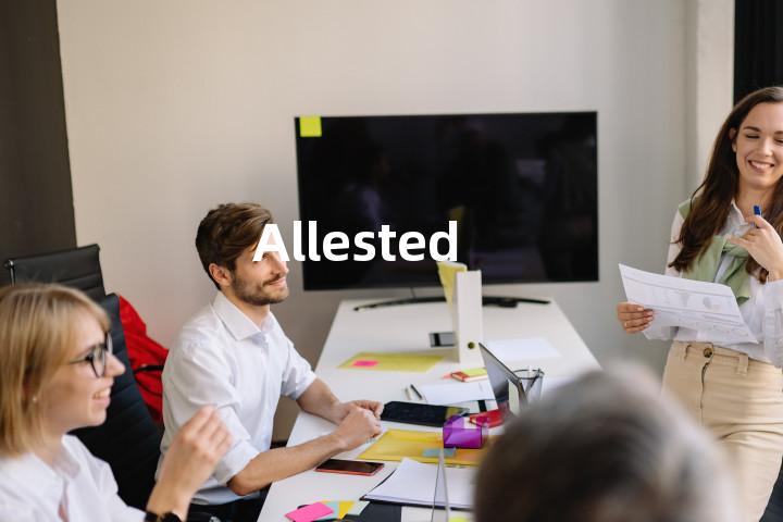Allested单词图解，单词释义场景配图