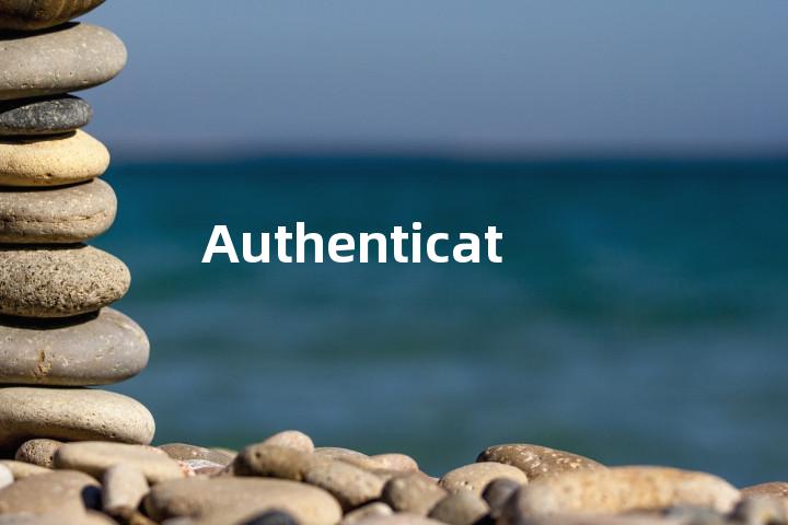 Authenticating