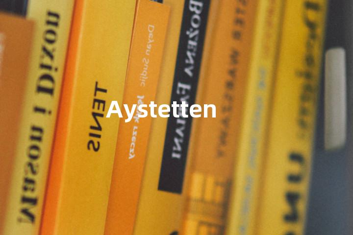 Aystetten单词图解，单词释义场景配图