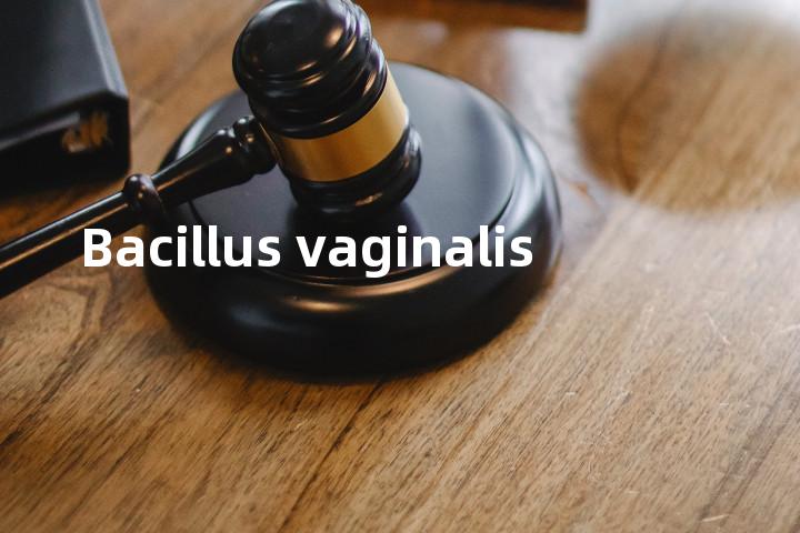 Bacillus vaginalis单词图解，单词释义场景配图