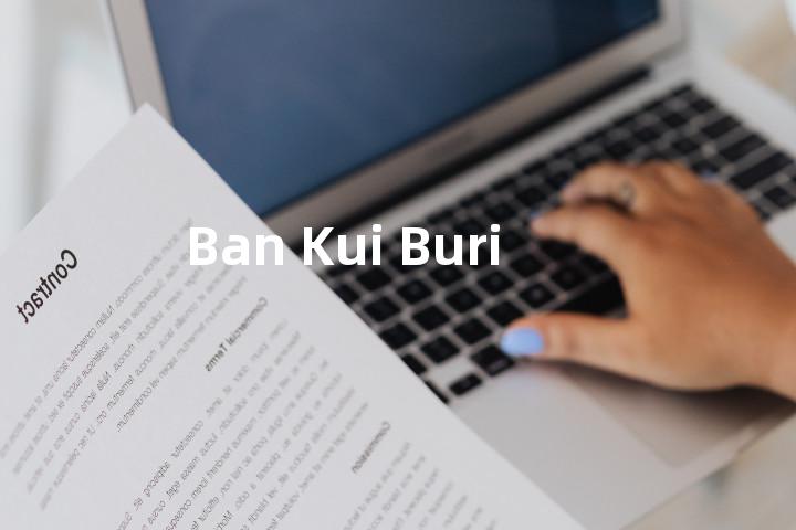 Ban Kui Buri单词图解，单词释义场景配图