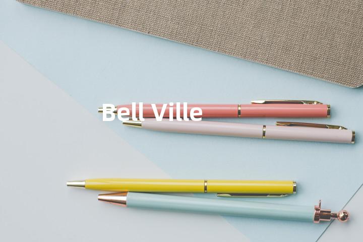 Bell Ville单词图解，单词释义场景配图