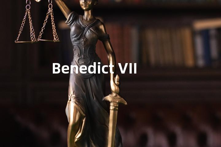 Benedict VII单词图解，单词释义场景配图