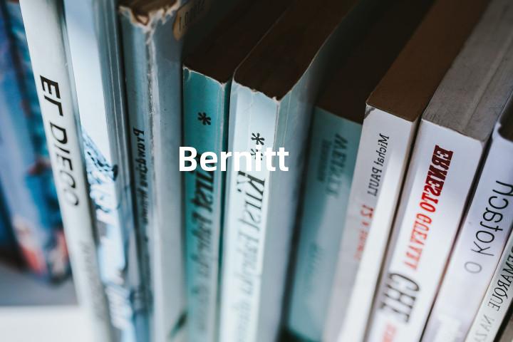 Bernitt单词图解，单词释义场景配图