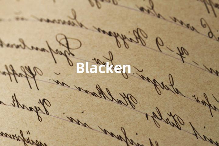 Blacken