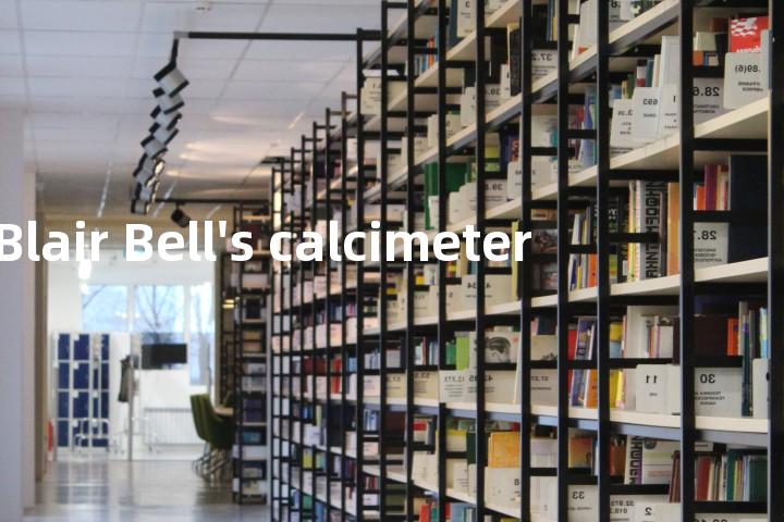 Blair Bell's calcimeter单词图解，单词释义场景配图