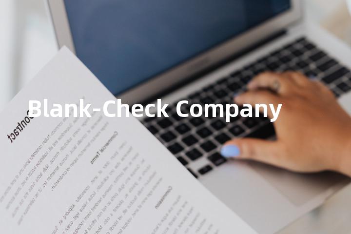 Blank-Check Company单词图解，单词释义场景配图