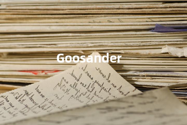 Goosander