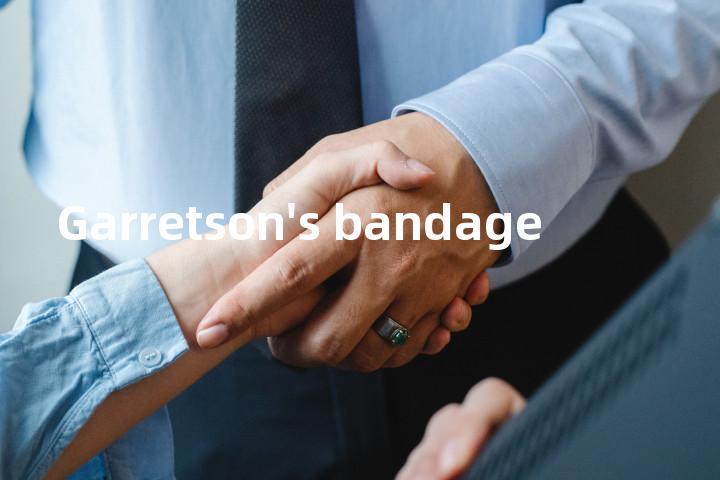 Garretson's bandage单词图解，单词释义场景配图