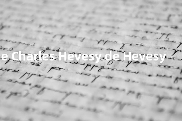 George Charles Hevesy de Hevesy单词图解，单词释义场景配图