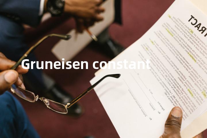 Gruneisen constant单词图解，单词释义场景配图