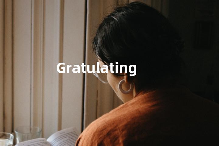 Gratulating