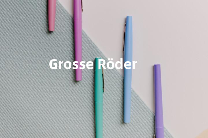Grosse Röder单词图解，单词释义场景配图