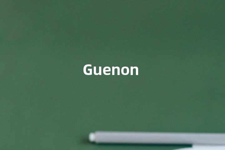 Guenon