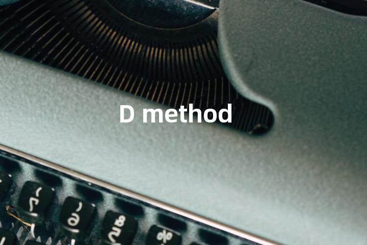 D method单词图解，单词释义场景配图
