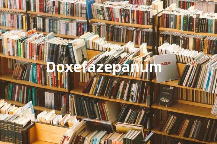 Doxefazepanum单词图解，单词释义场景配图