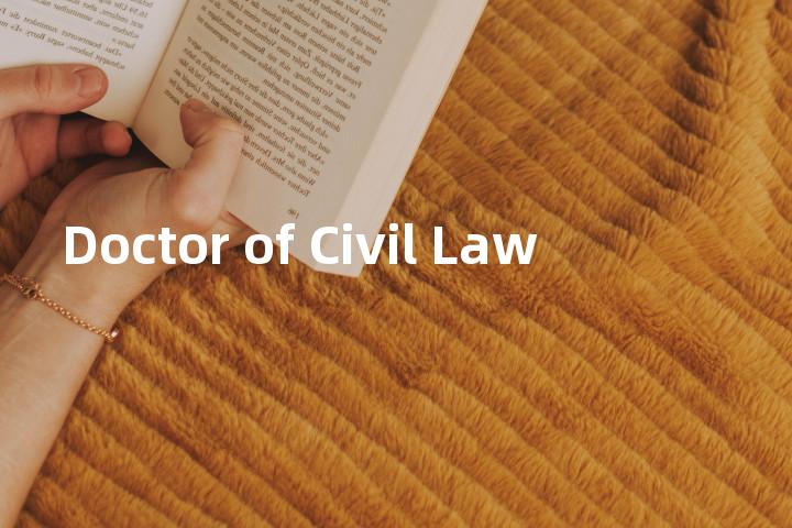 Doctor of Civil Law单词图解，单词释义场景配图