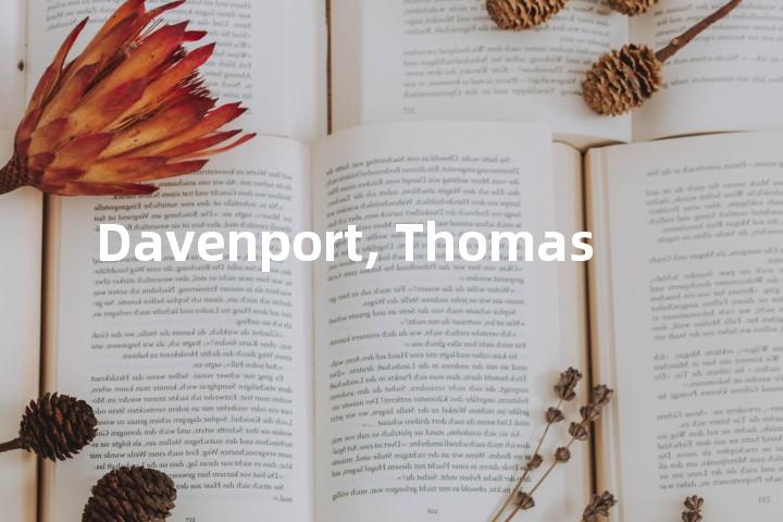 Davenport, Thomas单词图解，单词释义场景配图