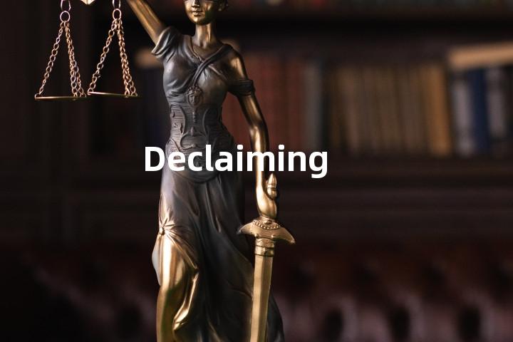 Declaiming