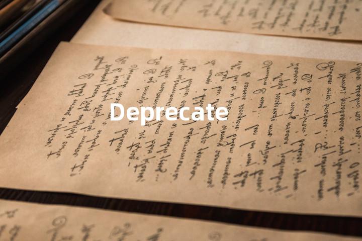 Deprecate