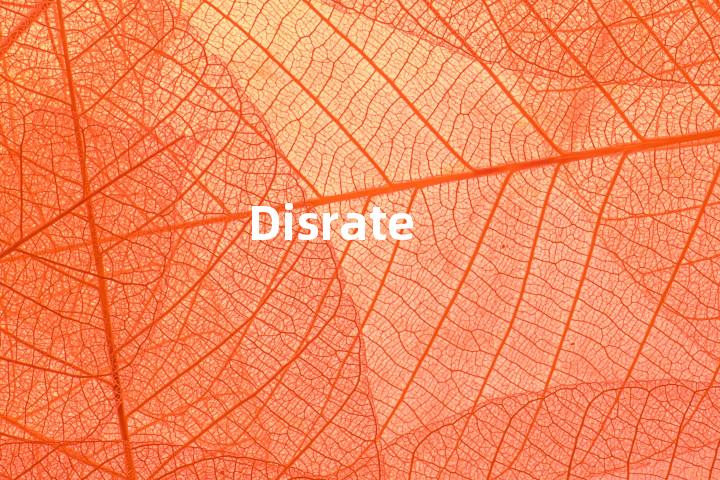 Disrate