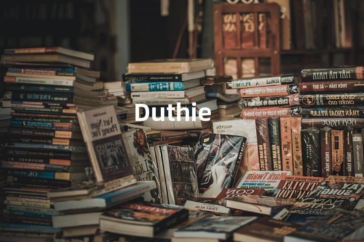 Duthie单词图解，单词释义场景配图