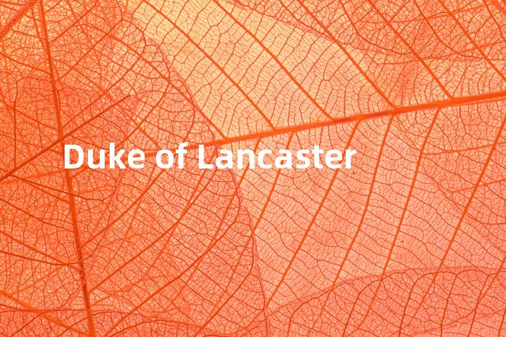Duke of Lancaster单词图解，单词释义场景配图