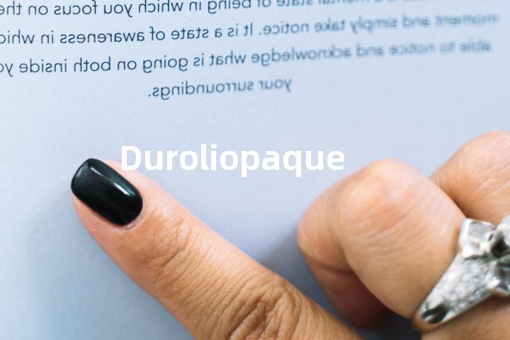 Duroliopaque单词图解，单词释义场景配图