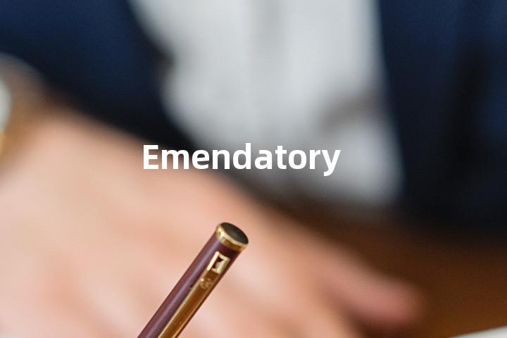 Emendatory